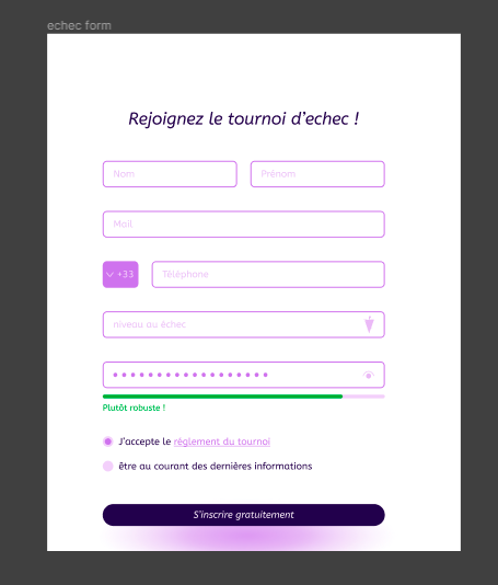 Thème Échec